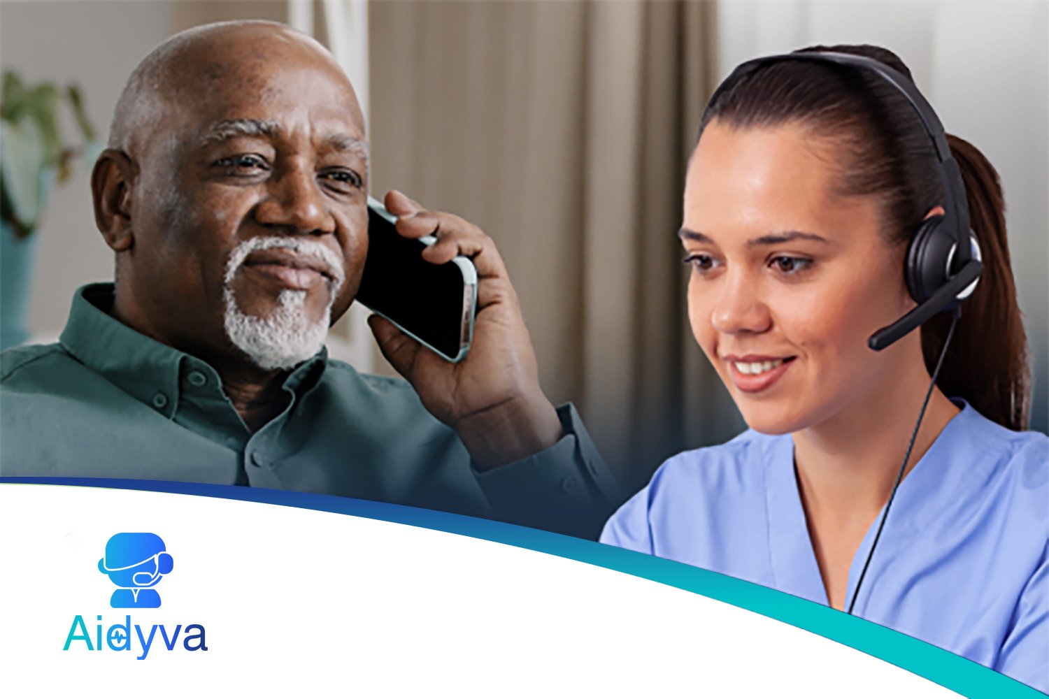 Doctor scheduling a virtual consultation with a AIDYVA  assistant